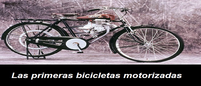 Primeras biscicletas motorizadas