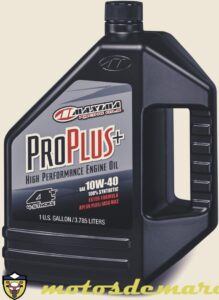 Aceite sintético para motocicleta Maxima Pro Plus +