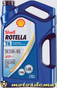 Aceite de motocicleta diesel sintético Rotella T6